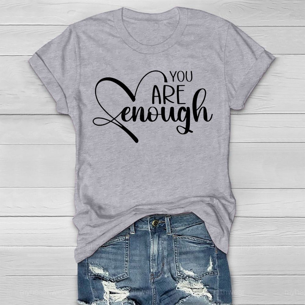 You Are Enough Love Letters Healthwear T-shirt