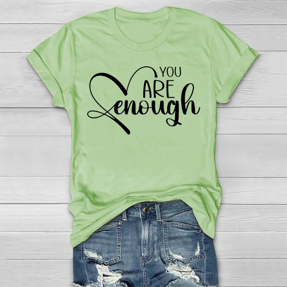 You Are Enough Love Letters Healthwear T-shirt