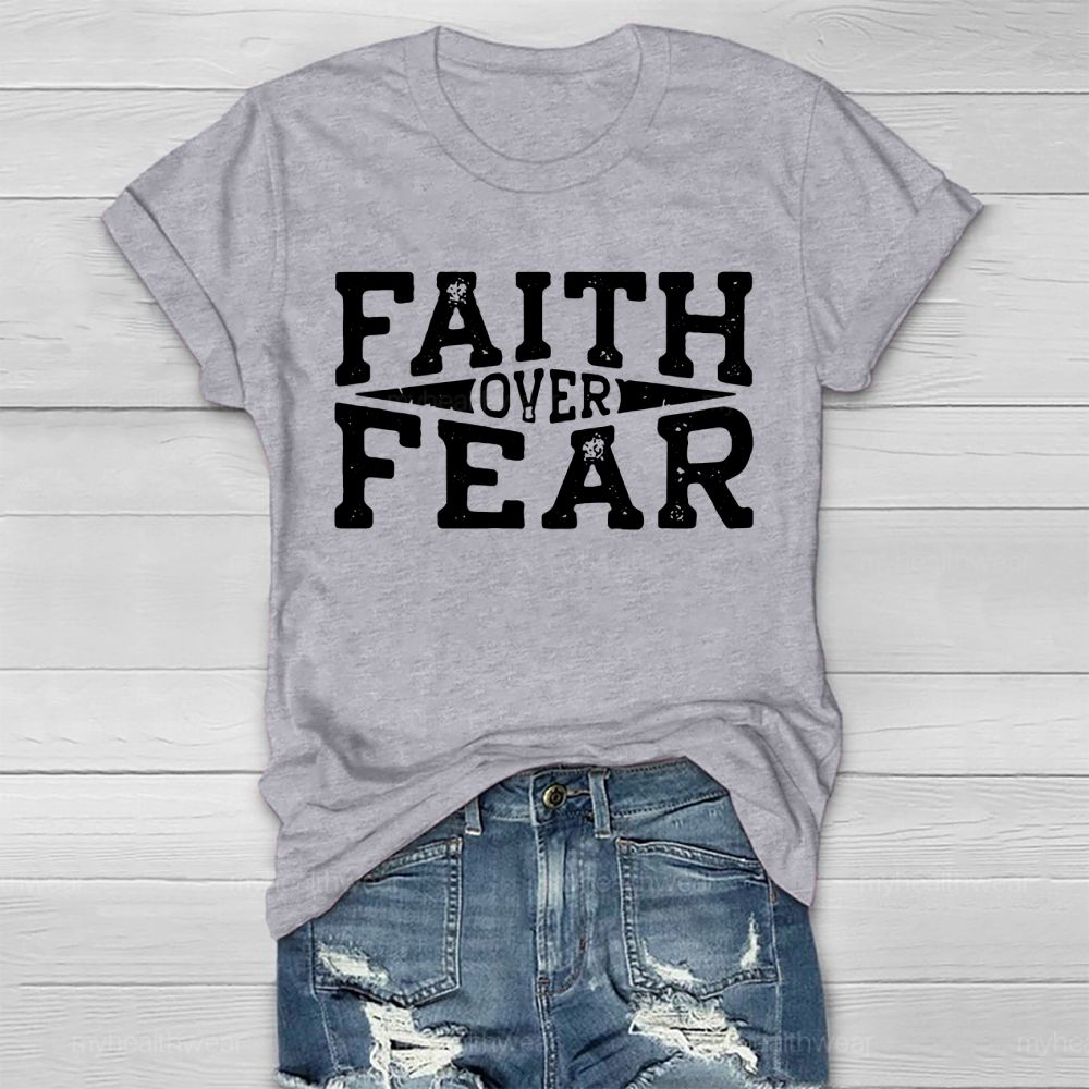 Faith Over Fear Christian Healthwear T-shirt