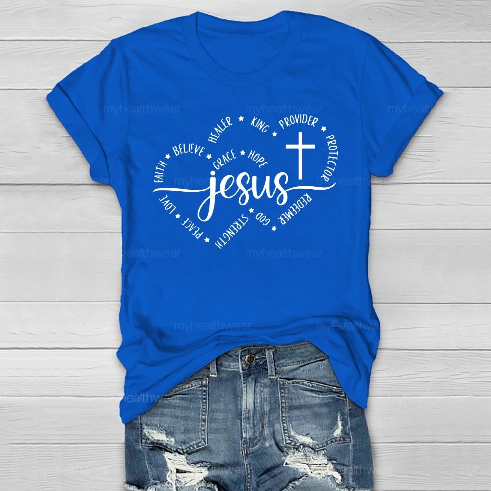Jesus Grace Hope  Healthwear T-shirt