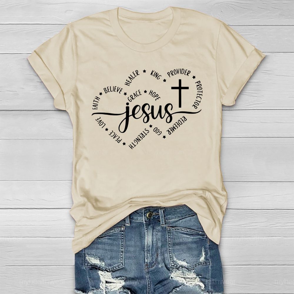 Jesus Grace Hope  Healthwear T-shirt