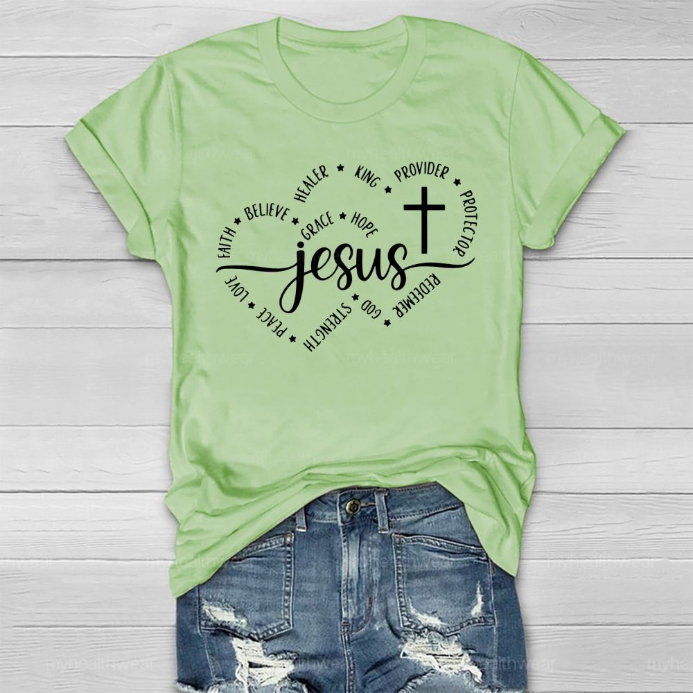 Jesus Grace Hope  Healthwear T-shirt