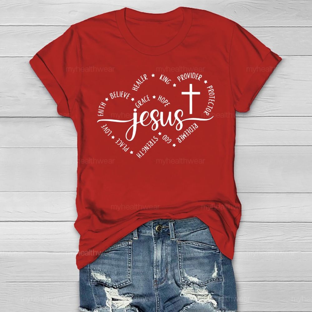Jesus Grace Hope  Healthwear T-shirt