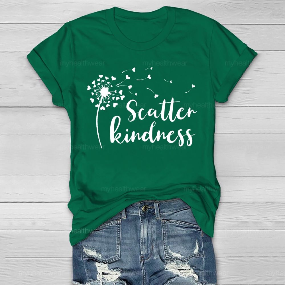 Scatter Kindness Dandelion  Healthwear T-shirt