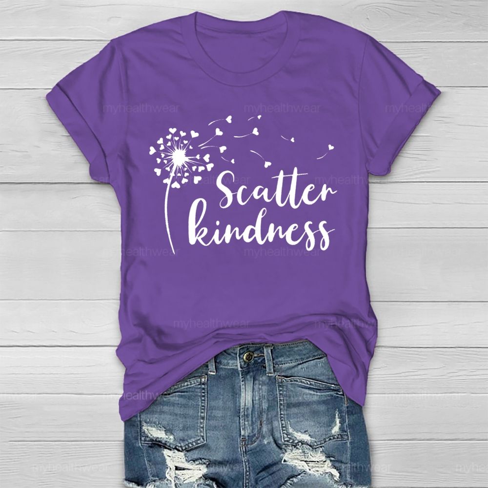 Scatter Kindness Dandelion  Healthwear T-shirt