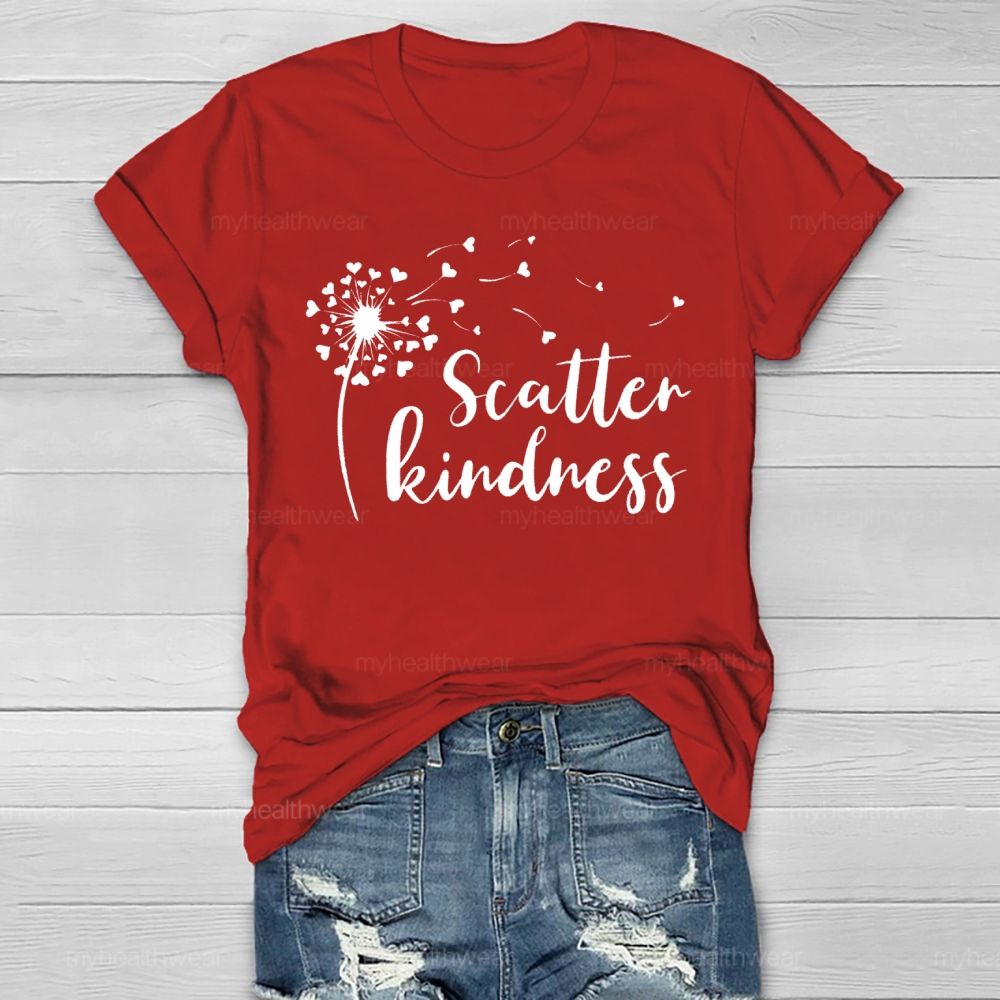 Scatter Kindness Dandelion  Healthwear T-shirt