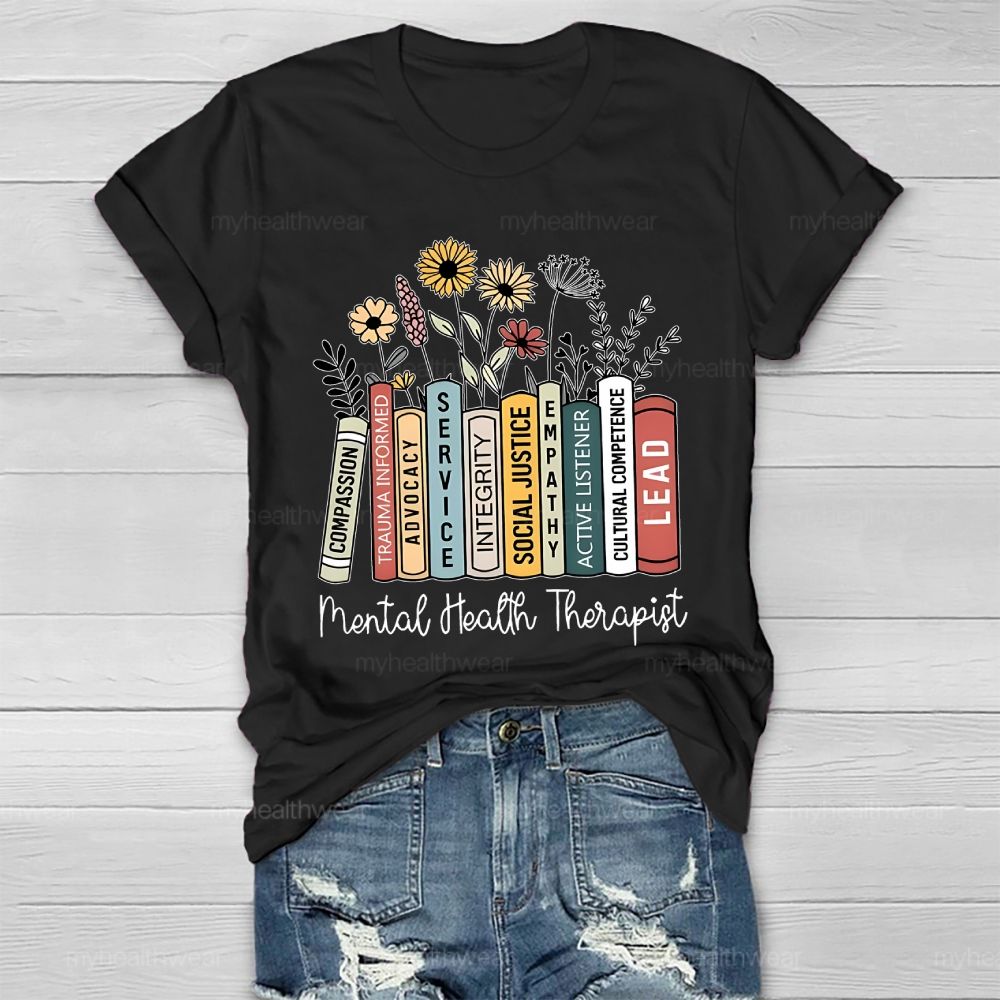 Compassion   Trauma Informed Mental Health Therapist  Healthwear T-shirt