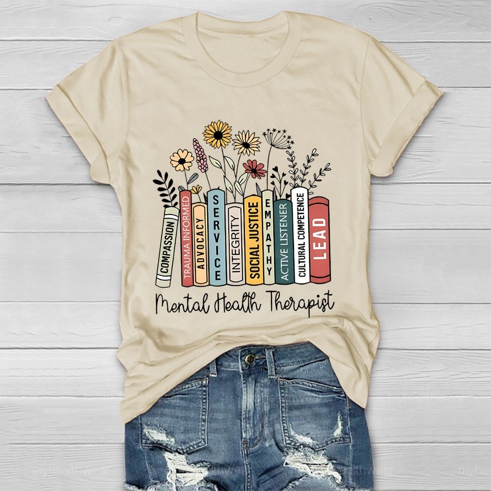Compassion   Trauma Informed Mental Health Therapist  Healthwear T-shirt