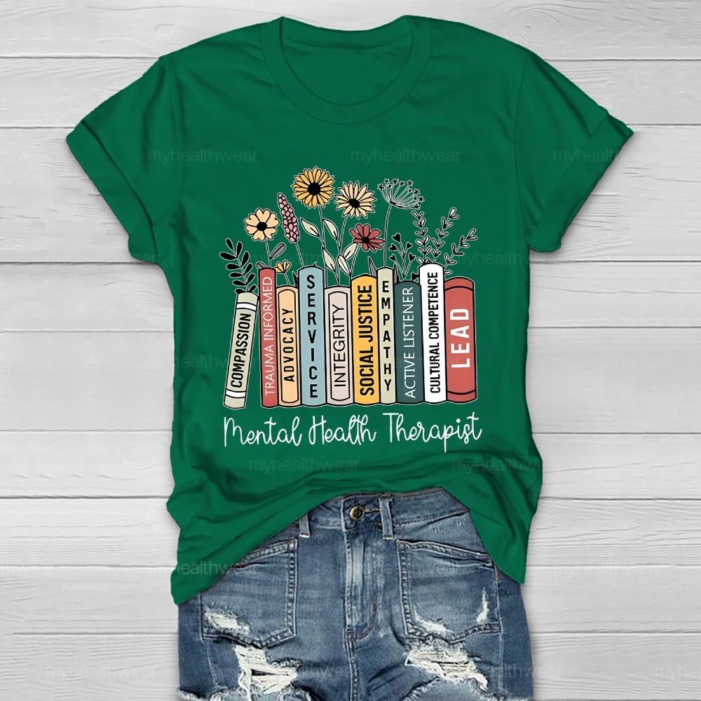Compassion   Trauma Informed Mental Health Therapist  Healthwear T-shirt