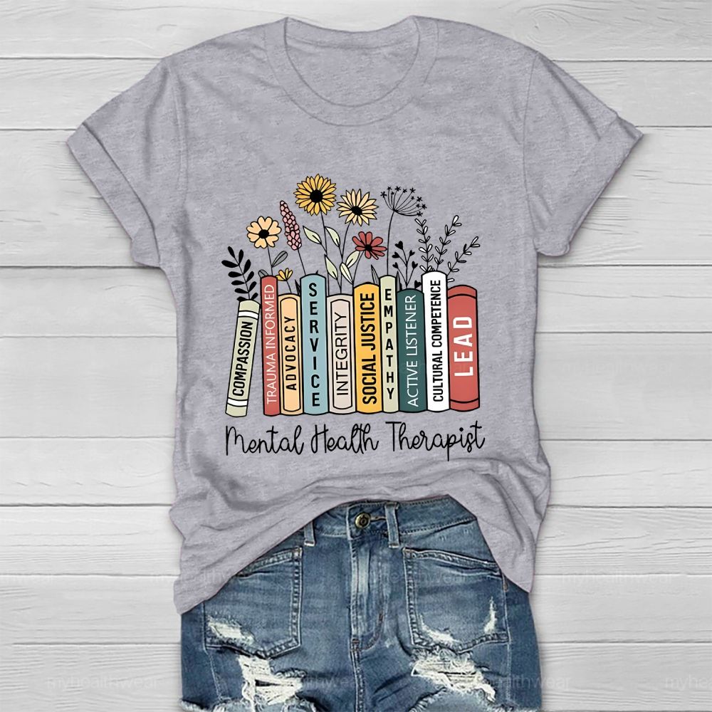 Compassion   Trauma Informed Mental Health Therapist  Healthwear T-shirt