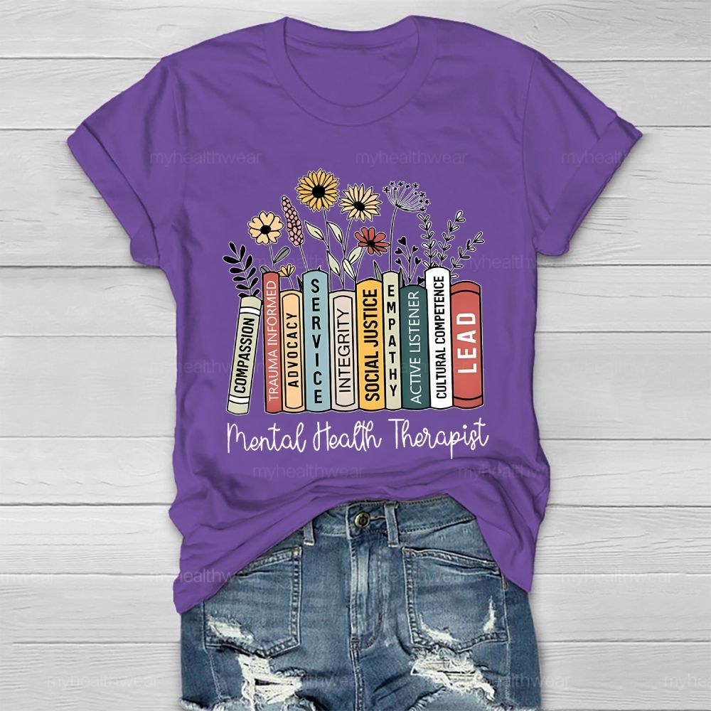 Compassion   Trauma Informed Mental Health Therapist  Healthwear T-shirt