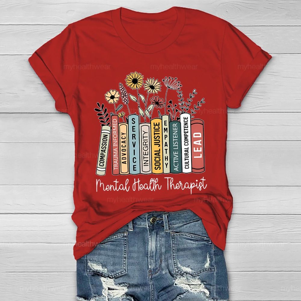 Compassion   Trauma Informed Mental Health Therapist  Healthwear T-shirt