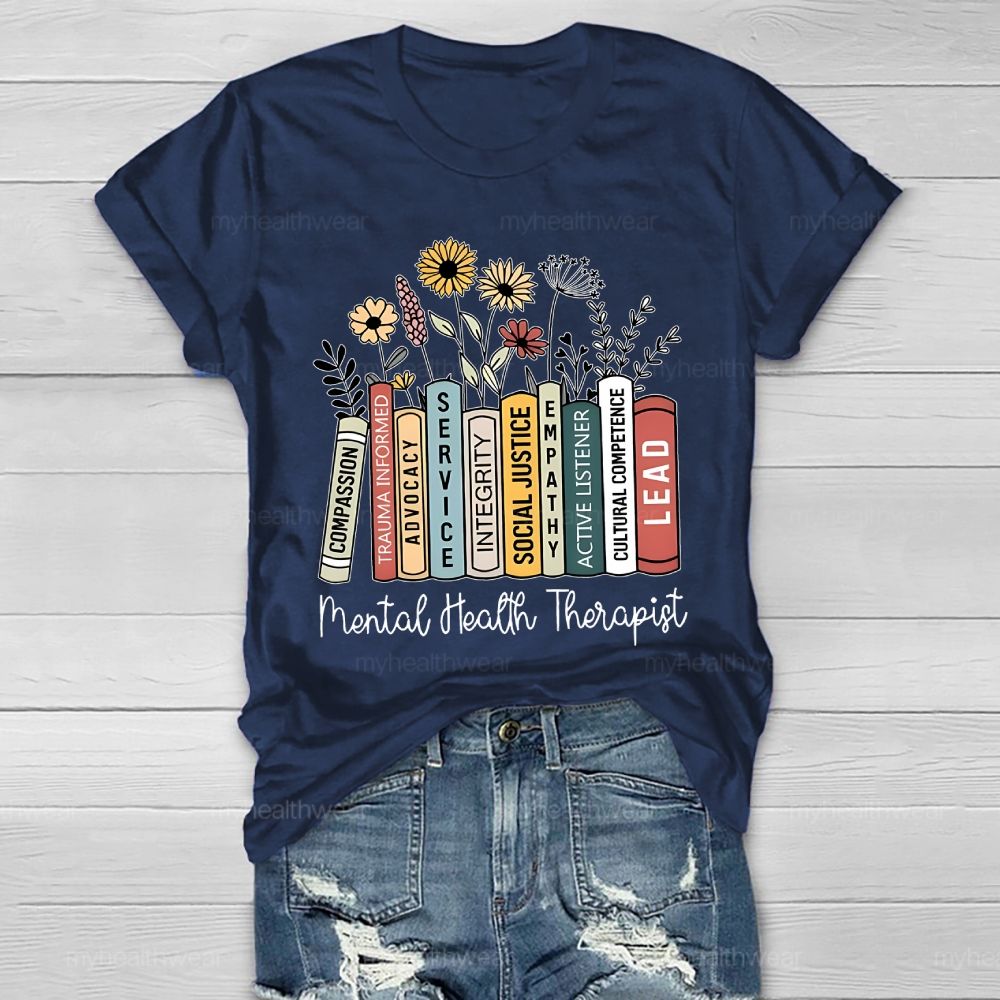 Compassion   Trauma Informed Mental Health Therapist  Healthwear T-shirt