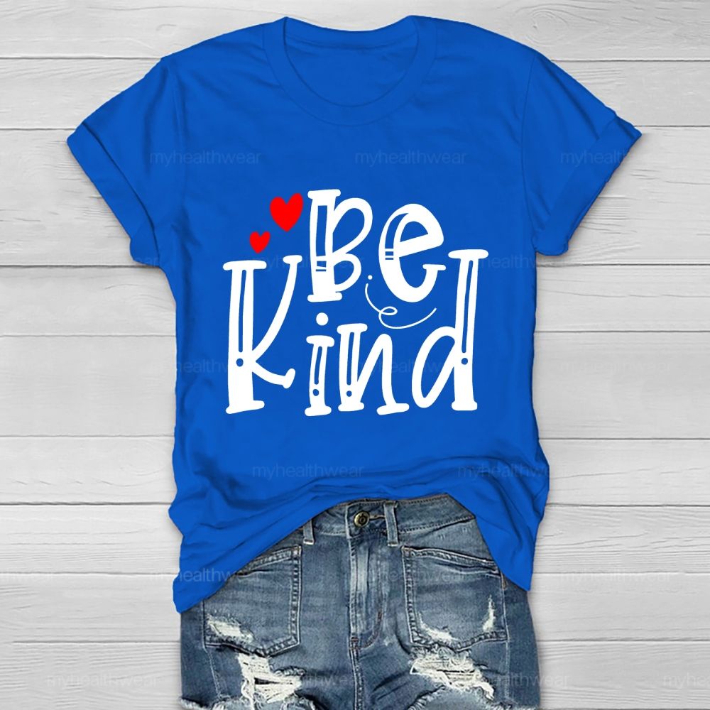 Be Kind Love Letters Graphics  Healthwear T-shirt