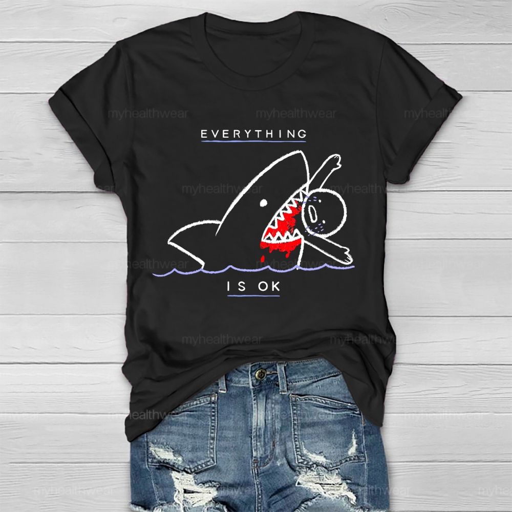 Everything Is Ok Pattern  Healthwear T-shirt