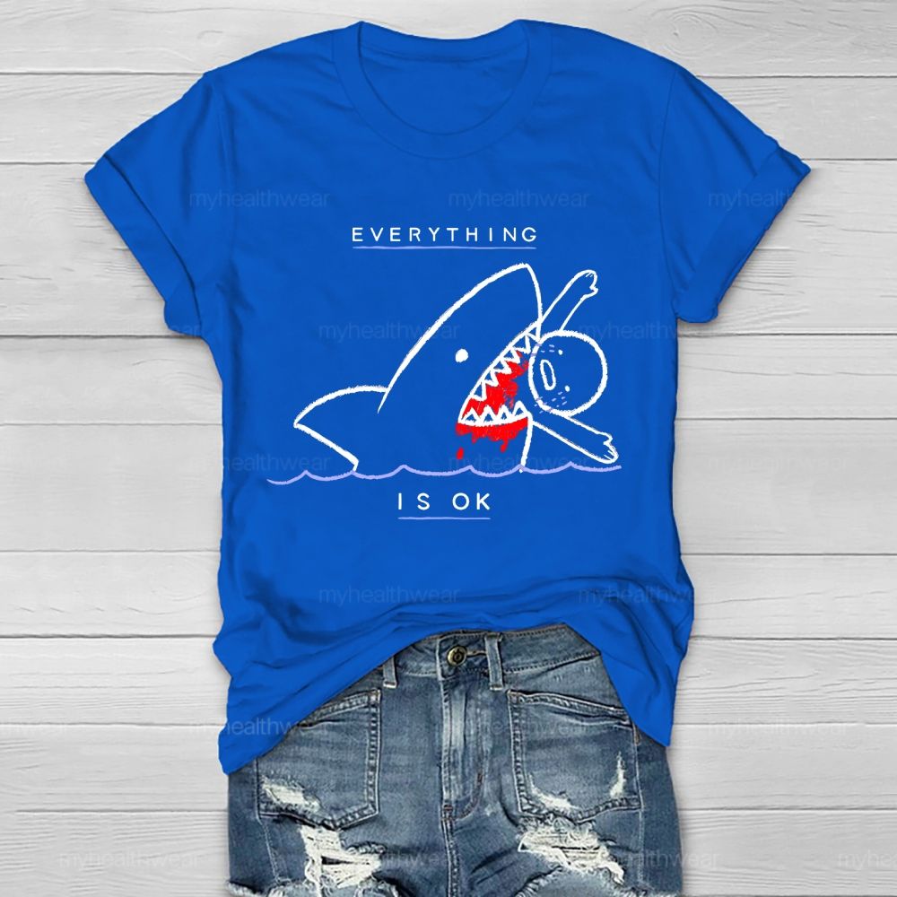 Everything Is Ok Pattern  Healthwear T-shirt