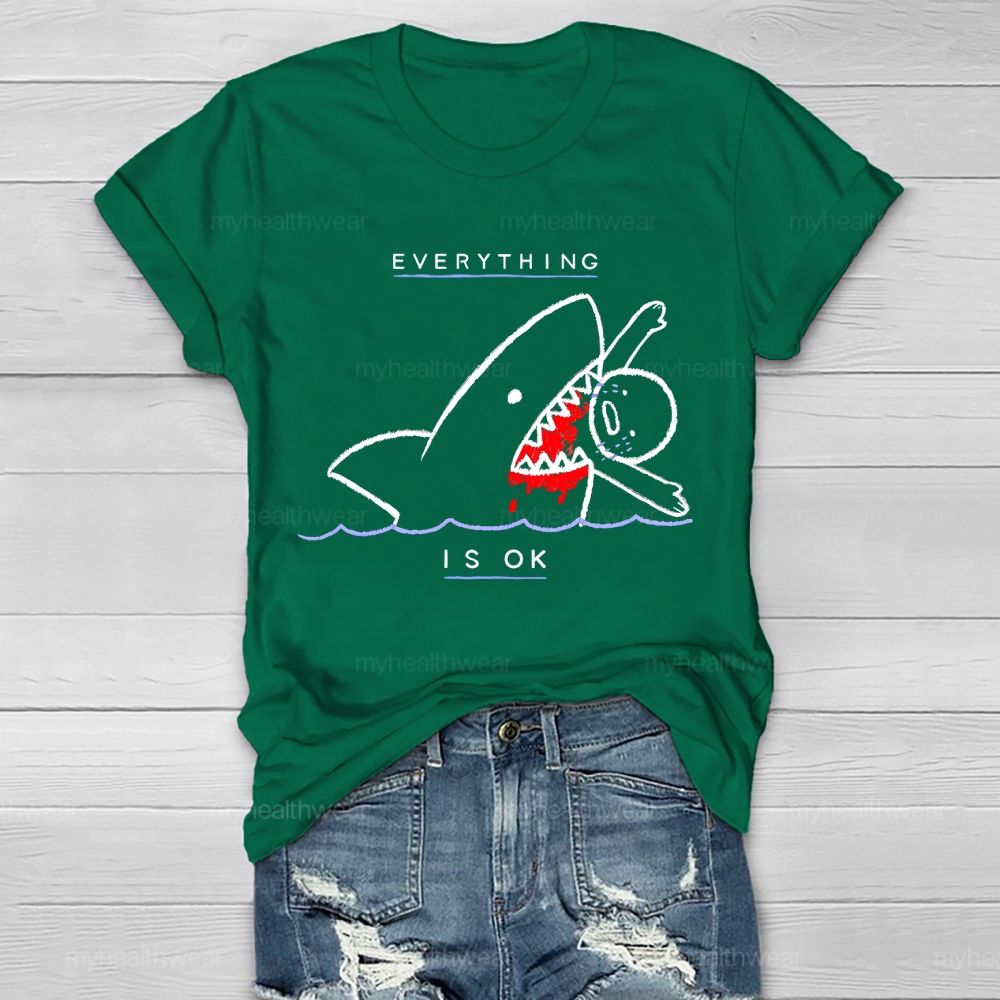 Everything Is Ok Pattern  Healthwear T-shirt