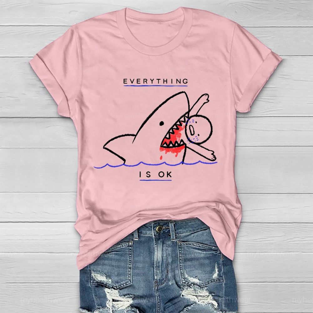 Everything Is Ok Pattern  Healthwear T-shirt