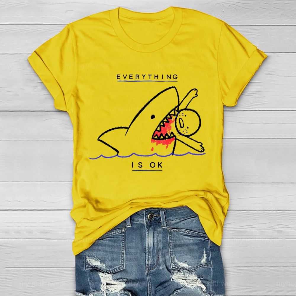 Everything Is Ok Pattern  Healthwear T-shirt