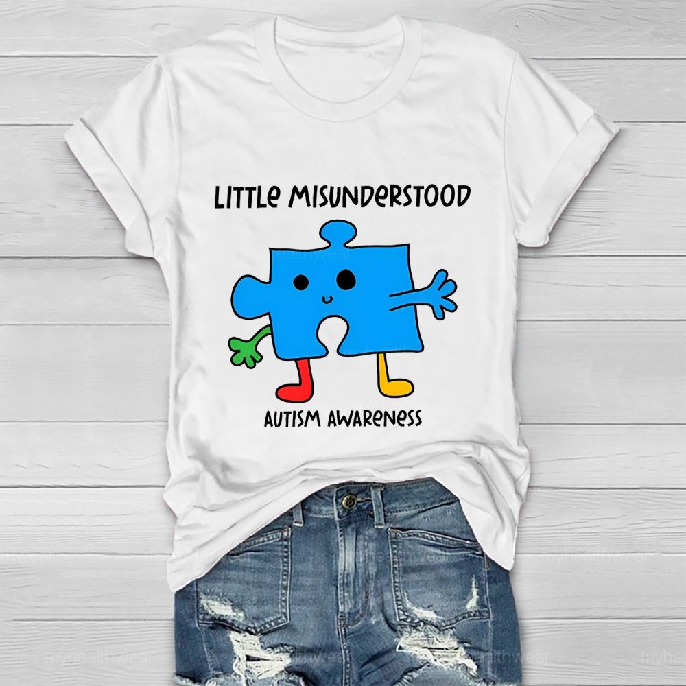 Little Misunderstood Autism Awareness  Healthwear T-shirt