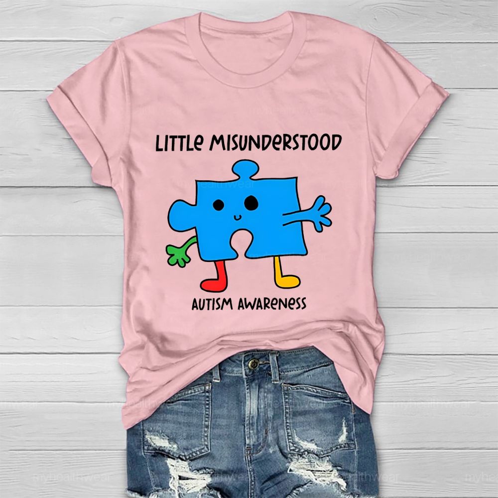 Little Misunderstood Autism Awareness  Healthwear T-shirt