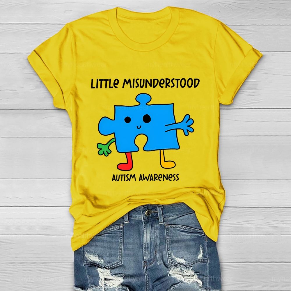 Little Misunderstood Autism Awareness  Healthwear T-shirt