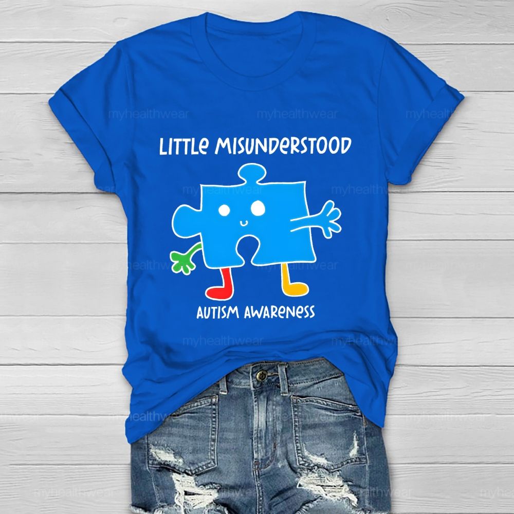 Little Misunderstood Autism Awareness  Healthwear T-shirt