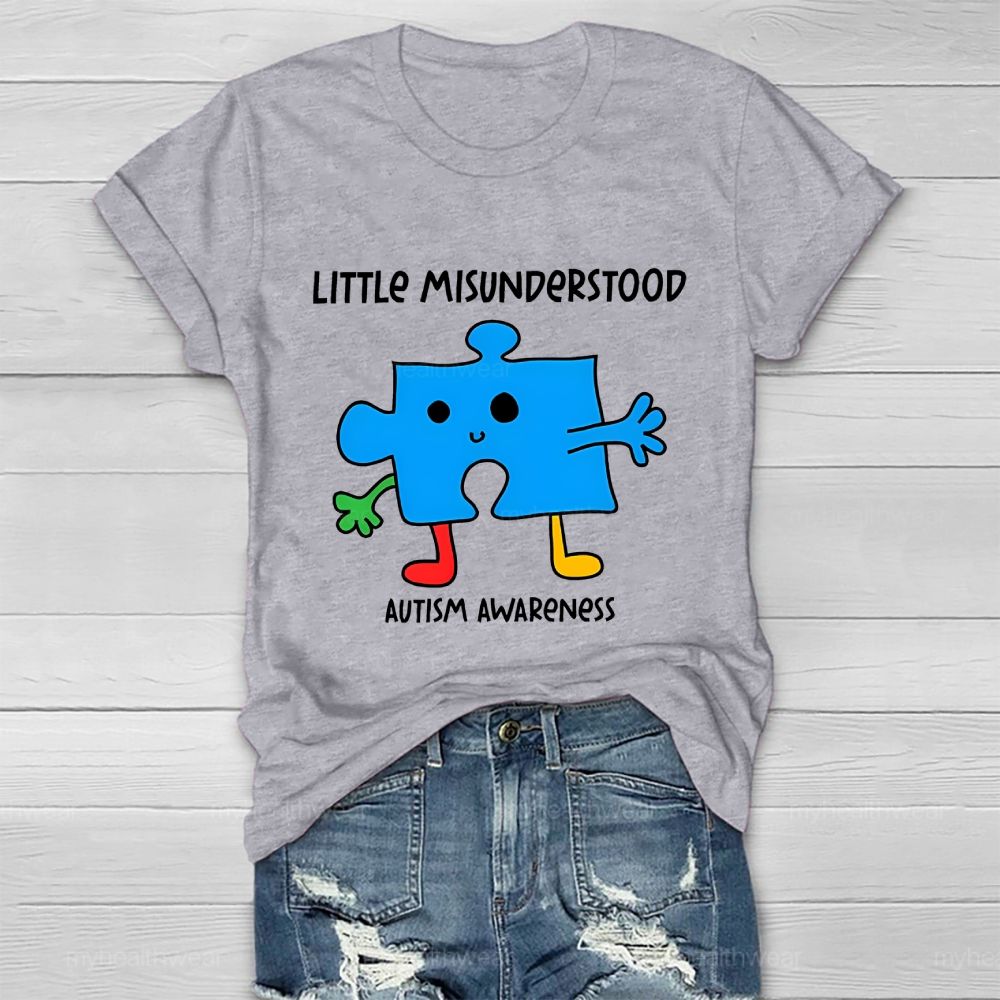 Little Misunderstood Autism Awareness  Healthwear T-shirt