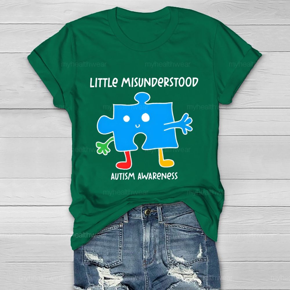 Little Misunderstood Autism Awareness  Healthwear T-shirt