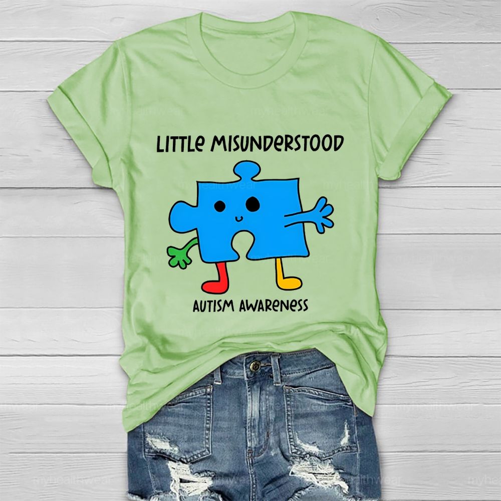 Little Misunderstood Autism Awareness  Healthwear T-shirt