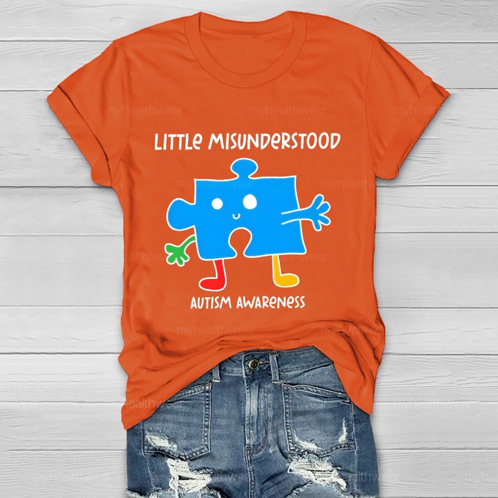 Little Misunderstood Autism Awareness  Healthwear T-shirt