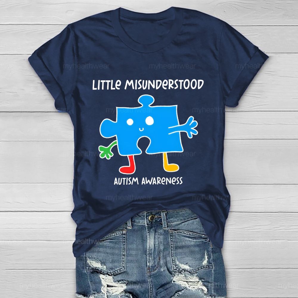 Little Misunderstood Autism Awareness  Healthwear T-shirt