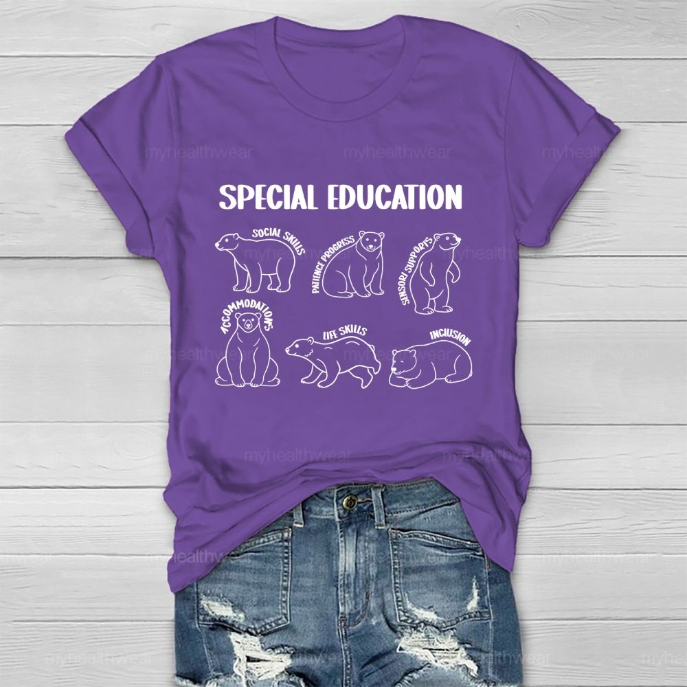 Special Education  Social Skills  Patience Progress   Healthwear T-shirt