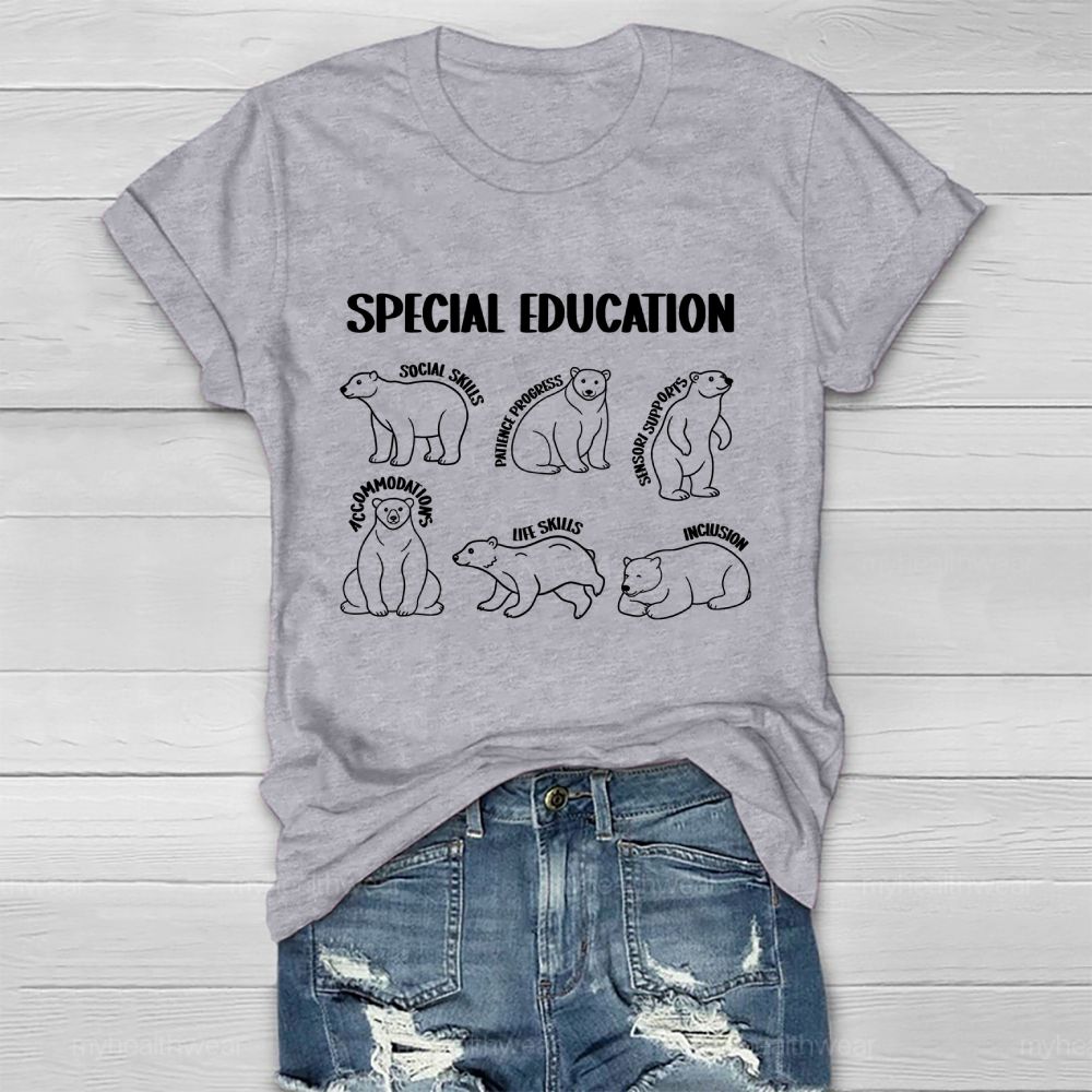 Special Education  Social Skills  Patience Progress   Healthwear T-shirt