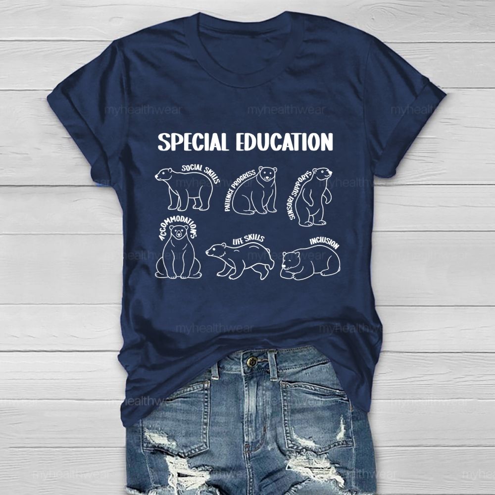 Special Education  Social Skills  Patience Progress   Healthwear T-shirt