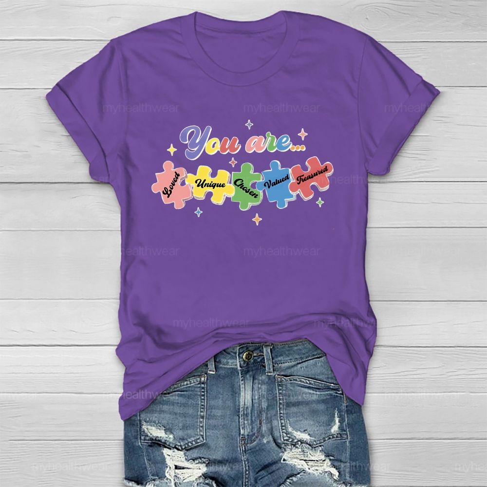 You Are Loved Unique Chosen  Healthwear T-shirt