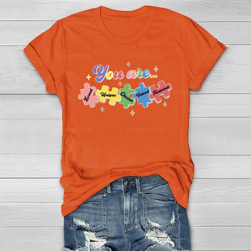 You Are Loved Unique Chosen  Healthwear T-shirt