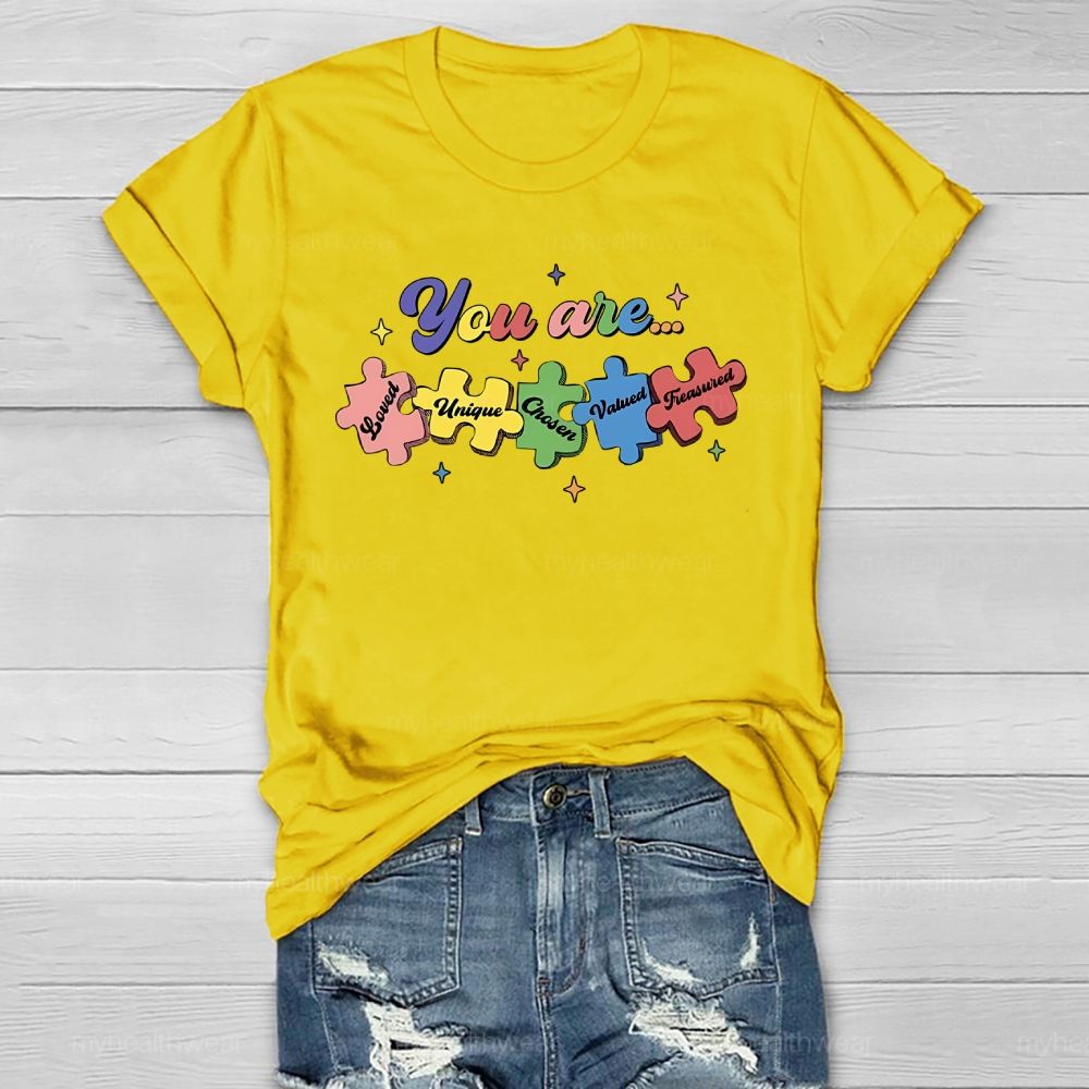 You Are Loved Unique Chosen  Healthwear T-shirt