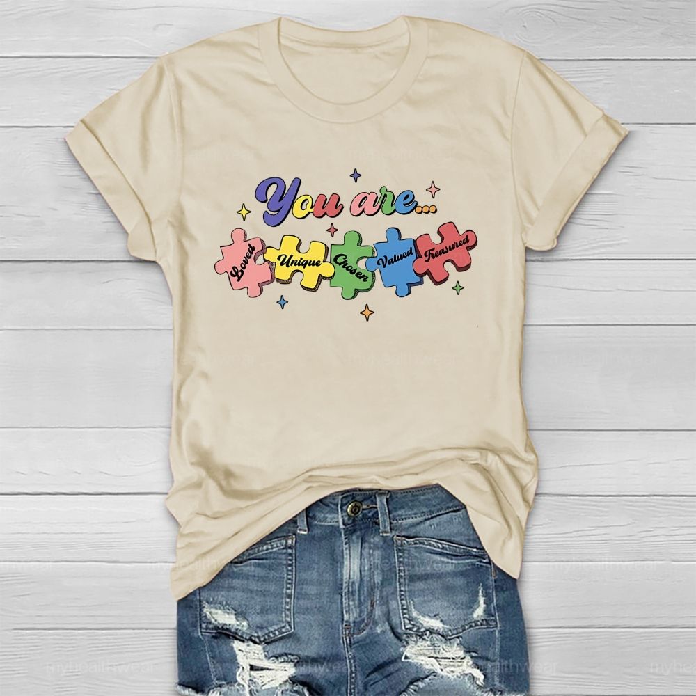 You Are Loved Unique Chosen  Healthwear T-shirt