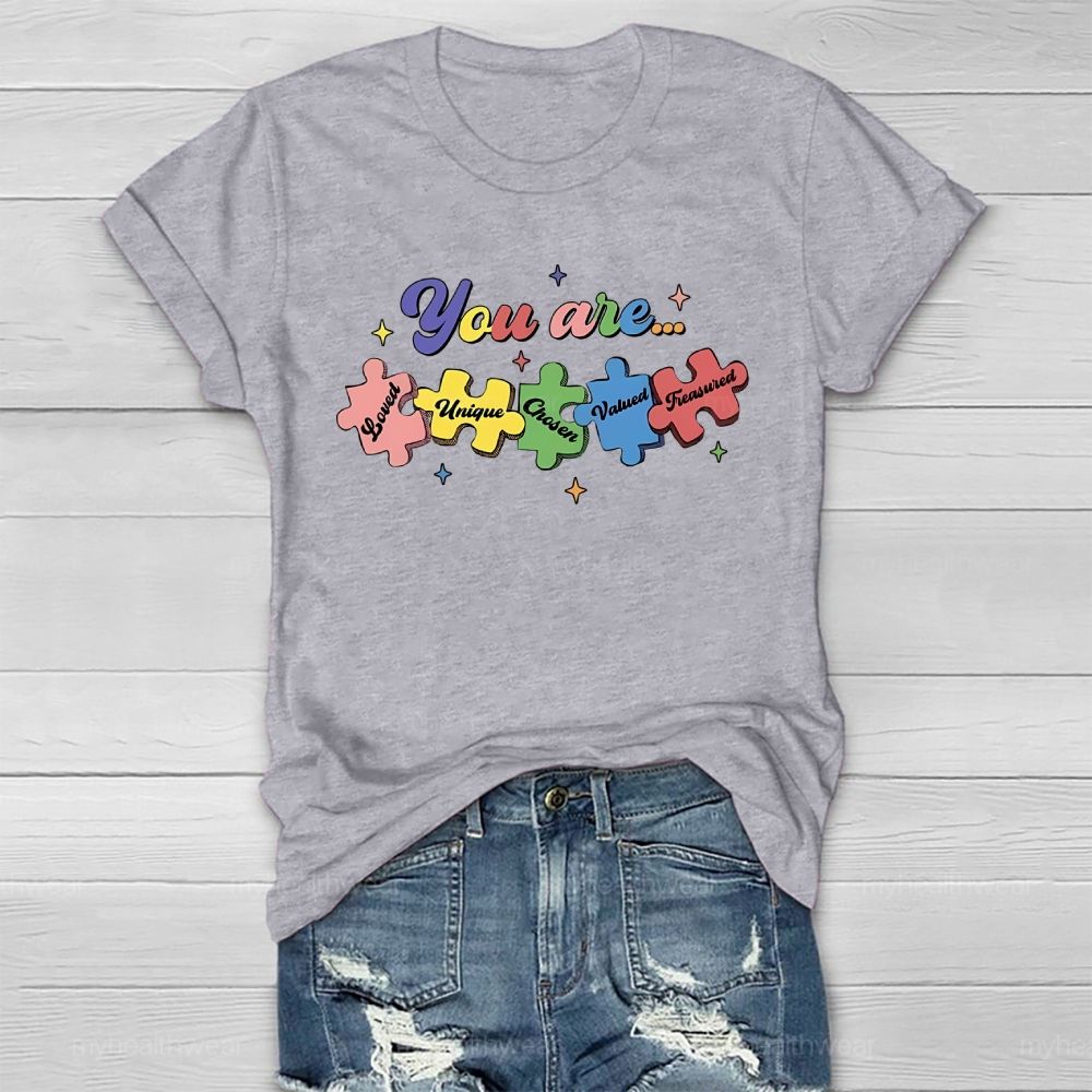 You Are Loved Unique Chosen  Healthwear T-shirt