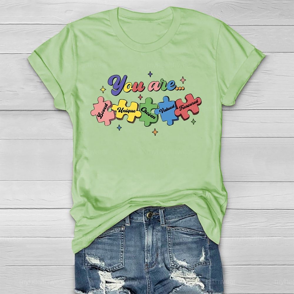 You Are Loved Unique Chosen  Healthwear T-shirt