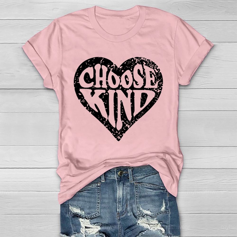 Choose  Kind  Love Letter  Healthwear T-shirt