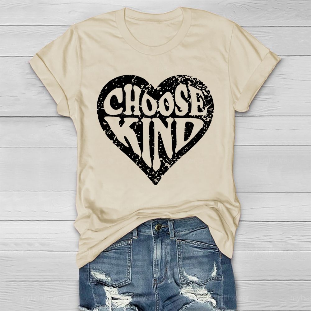 Choose  Kind  Love Letter  Healthwear T-shirt
