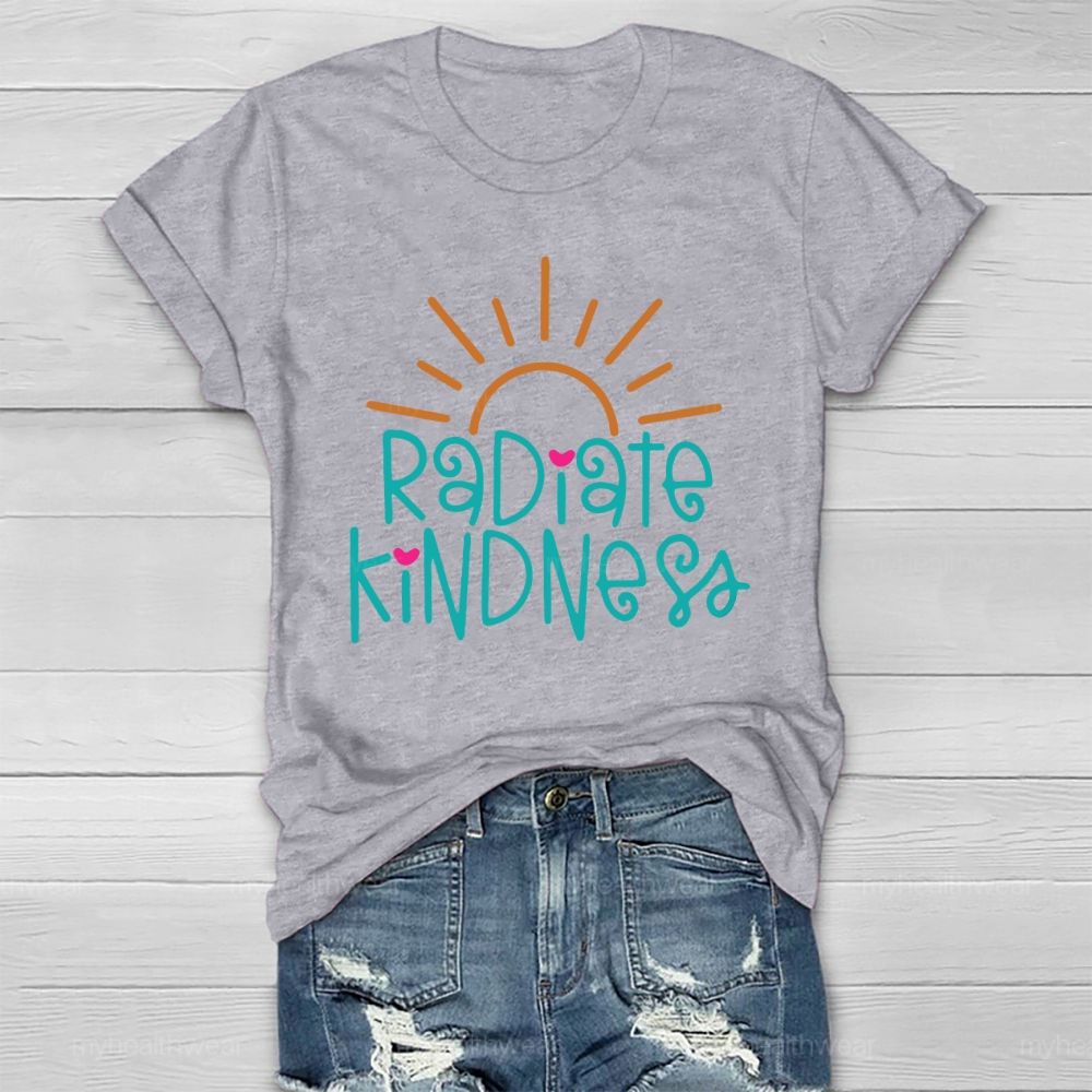 Radiate Kindness Letters  Healthwear T-shirt