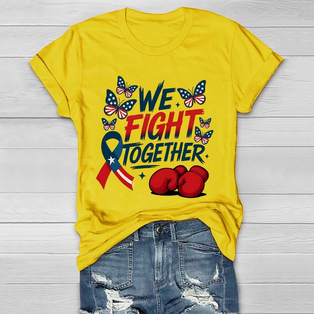 We Fight Together Butterfly Star  Healthwear T-shirt