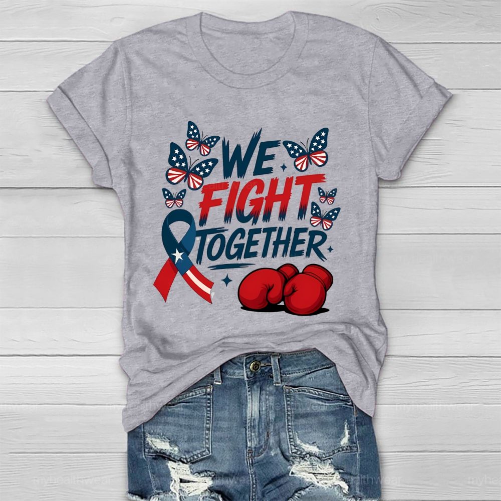 We Fight Together Butterfly Star  Healthwear T-shirt