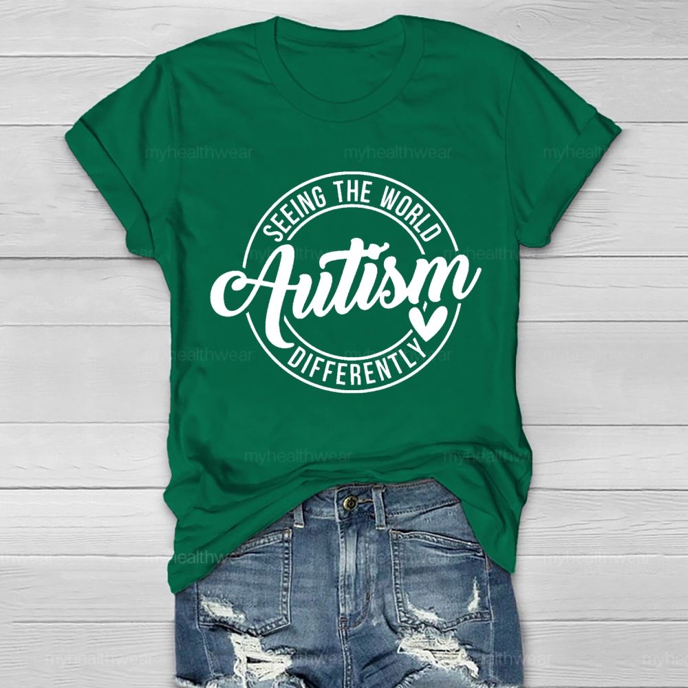 Seeing The World Autism Differently  Healthwear T-shirt