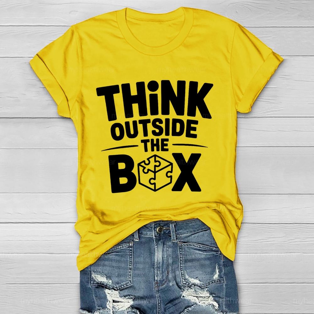 Think Outside The Box   Healthwear T-shirt