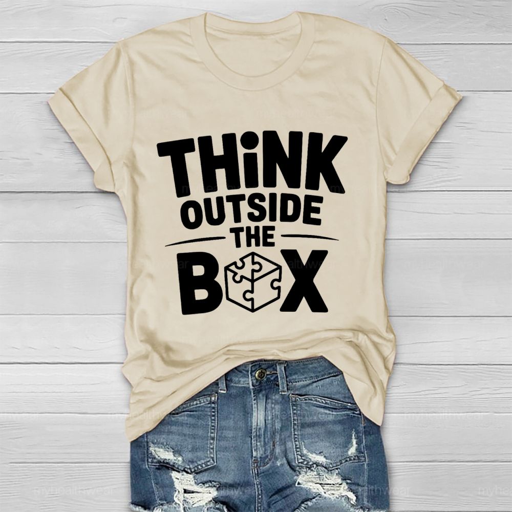 Think Outside The Box   Healthwear T-shirt