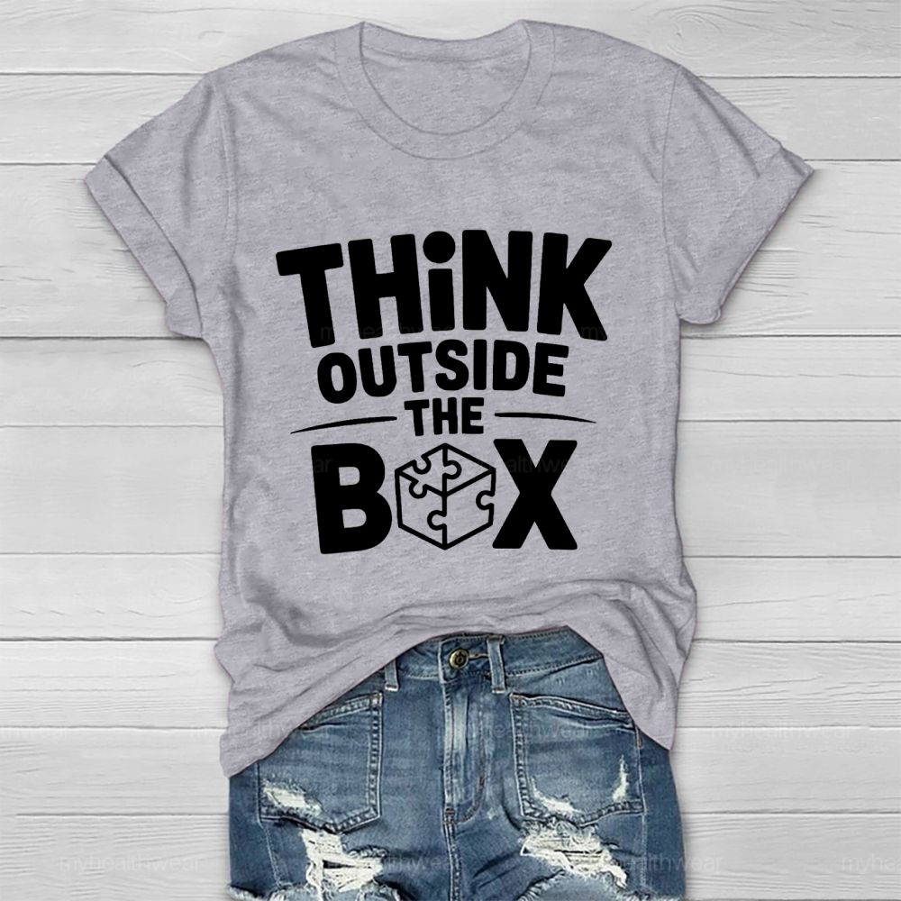 Think Outside The Box   Healthwear T-shirt